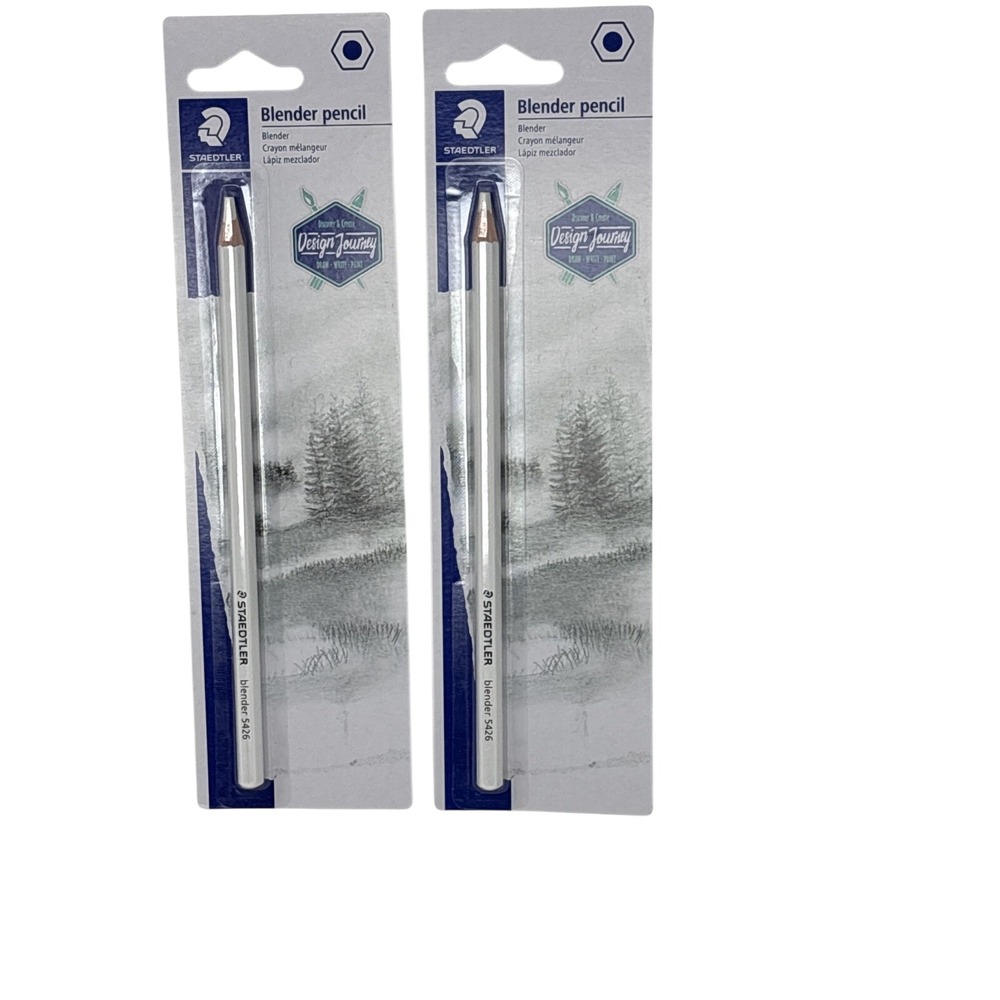 Staedtler Design Journey Blender Pencil 5426 White Wax Based Lot of 2 NEW‎